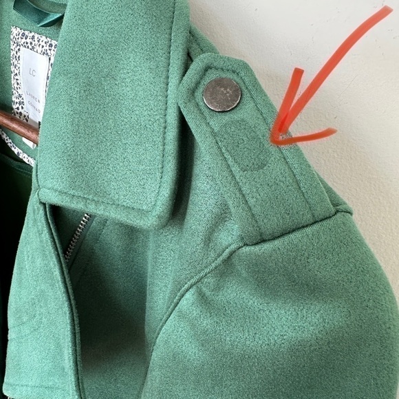 Lauren Conrad Moto jacket in a soft faux suede fabric - Picture 8 of 13